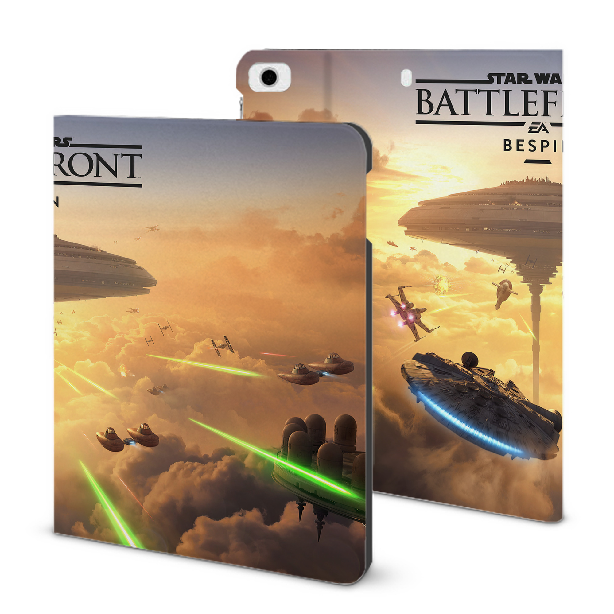 （画像用） スター・ウォーズ Star Wars IPad ケース ブック型 PUレザー TPU 耐衝撃 軽量 薄型 ペン収納なし 全面保護 IPad 各モデル対応